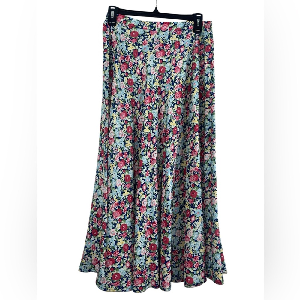 Vintage Maggy London two piece floral skirt & blouse. Size 6 GUC to EUC. - Picture 10 of 13